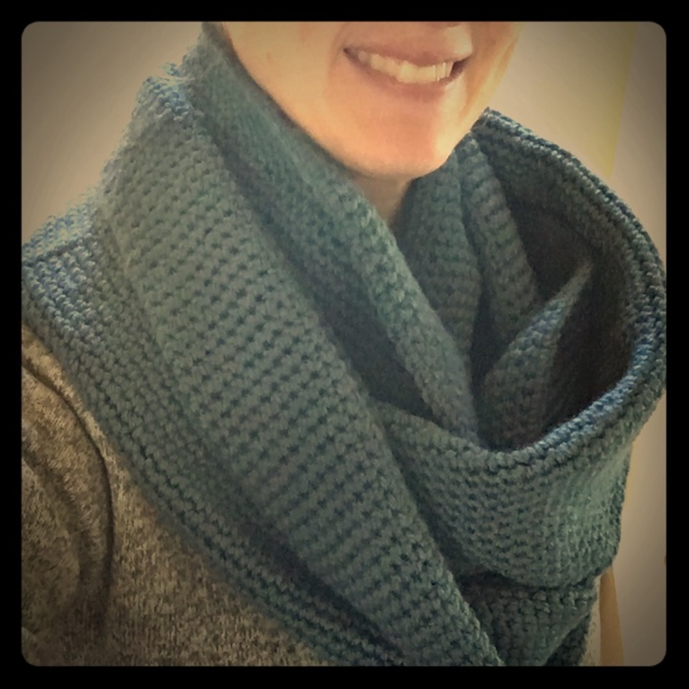 Hand-Knit Infinity Scarf